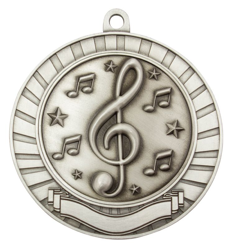 MMY221S Eco Scroll Music Silver 7cm