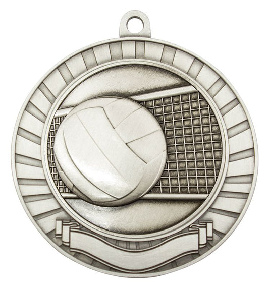 MMY227S Eco Scroll Volleyball Silver 7cm