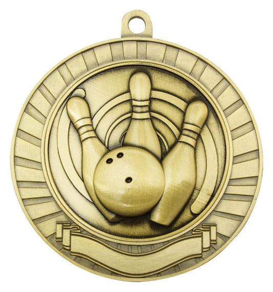 MMY252G Eco Scroll Tenpin Gold 7cm