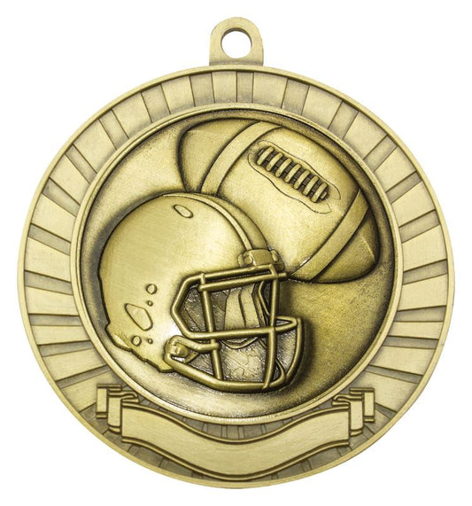 MMY255G Eco Scroll Gridiron Gold 7cm