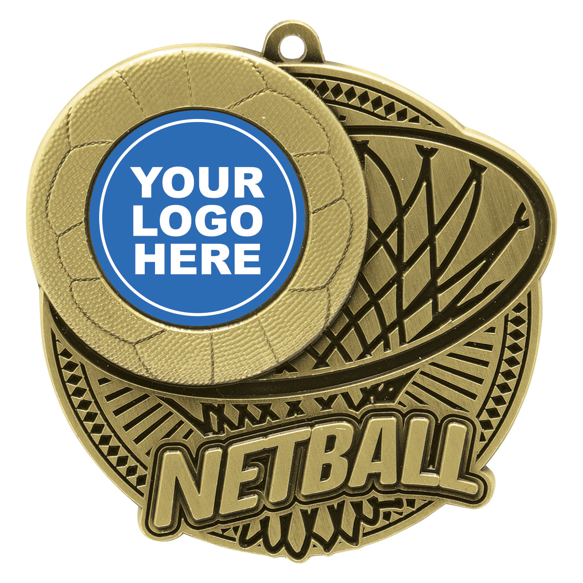 MP111G Netball Tempo - Logo Gold