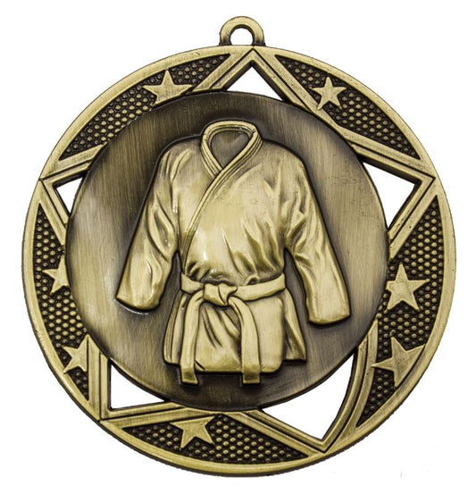 MQ923G Martial Arts Galaxy Medal Gold 7cm