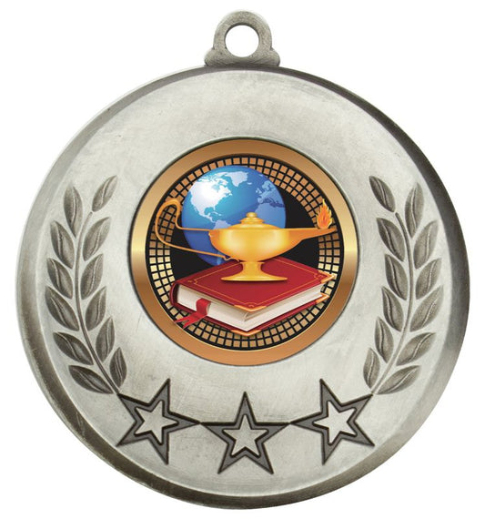 MSH105S Laurel Medal Academic Silver 5.2cm
