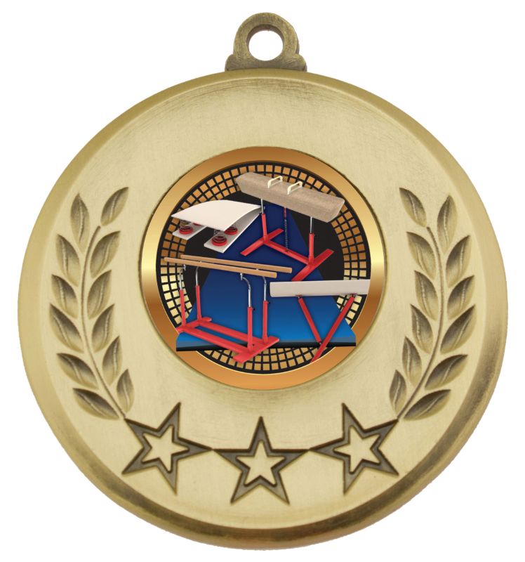 MSH114G Laurel Medal Gymnastics Gold 5.2cm