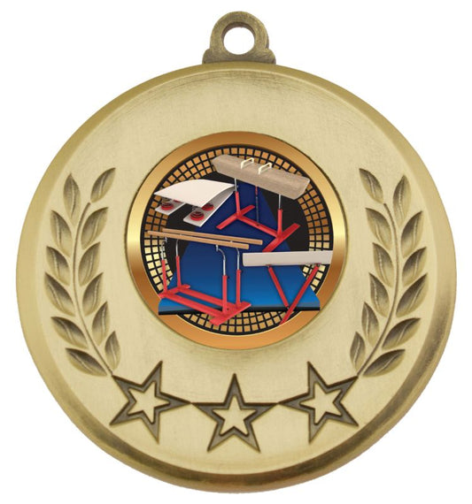 MSH114G Laurel Medal Gymnastics Gold 5.2cm