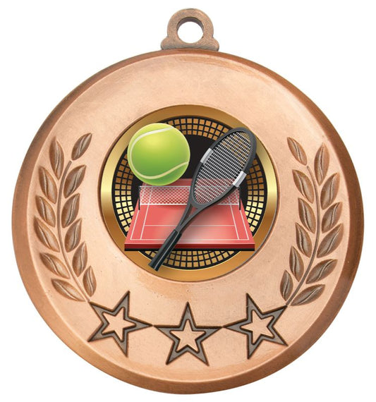 MSH118B Laurel Medal Tennis Bronze 5.2cm