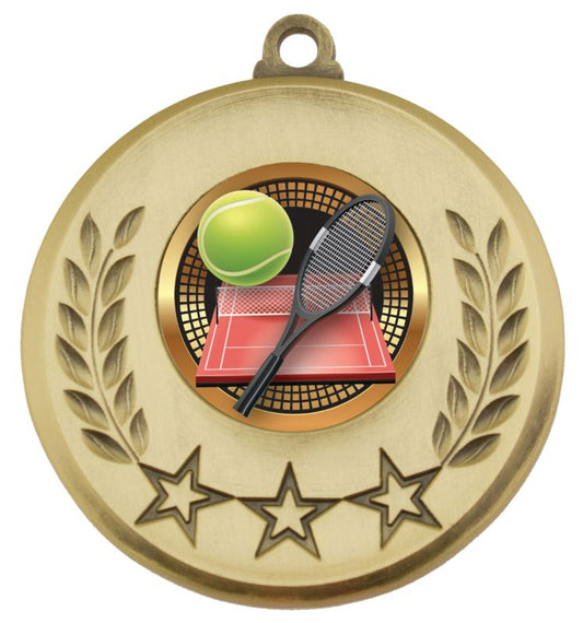 MSH118G Laurel Medal Tennis Gold 5.2cm