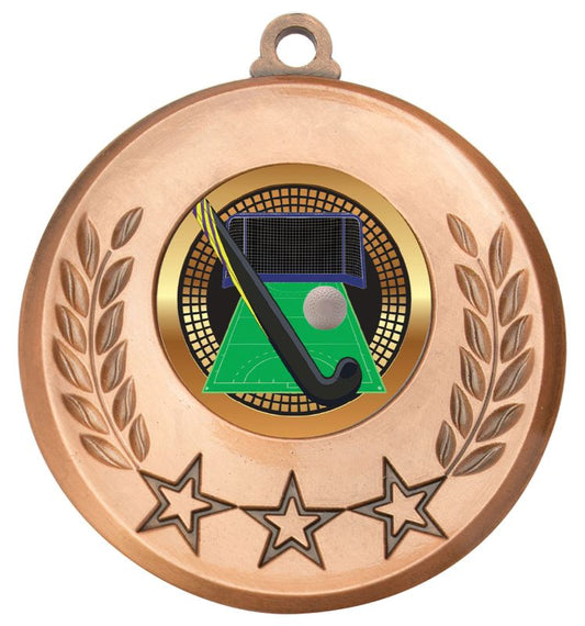 MSH144B Laurel Medal Hockey Bronze 5.2cm