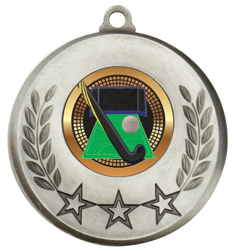 MSH144S Laurel Medal Hockey Silver 5.2cm