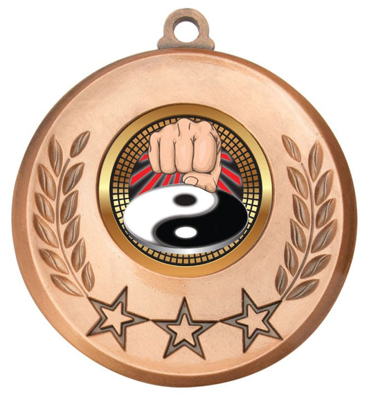 MSH145B Laurel Medal Martial Arts Bronze 5.2cm