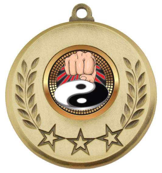 MSH145G Laurel Medal Martial Arts Gold 5.2cm