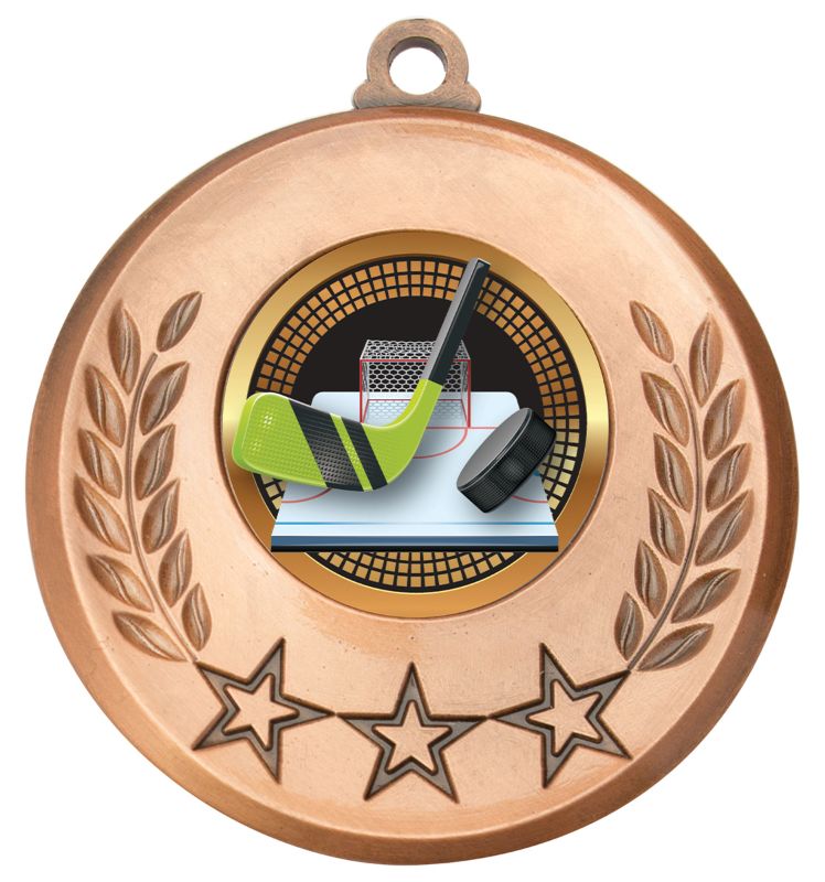 MSH150B Laurel Medal Ice Hockey Bronze 5.2cm