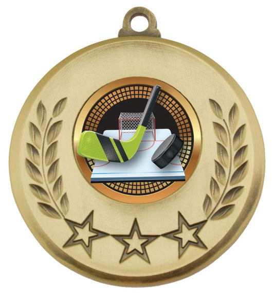 MSH150G Laurel Medal Ice Hockey Gold 5.2cm