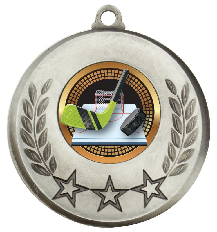 MSH150S Laurel Medal Ice Hockey Silver 5.2cm