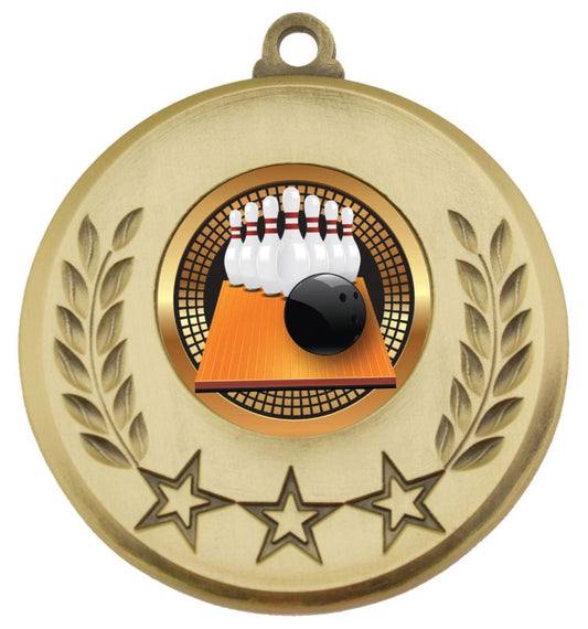 MSH152G Laurel Medal Tenpin Gold 5.2cm