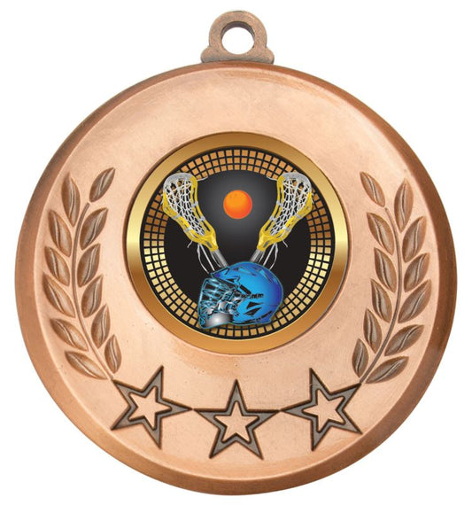 MSH163B Laurel Medal Lacrosse Bronze 5.2cm