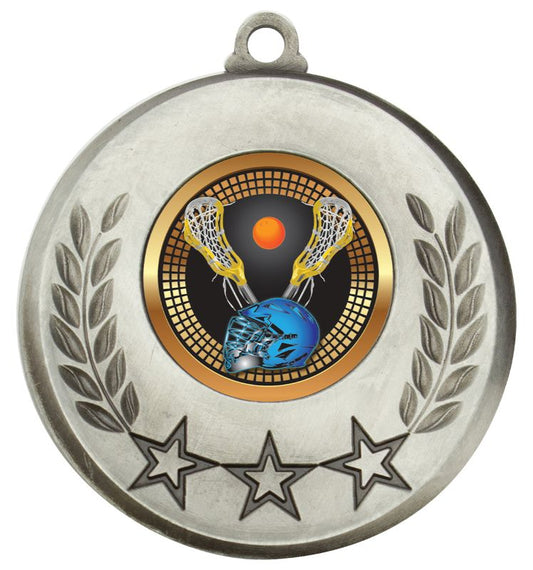 MSH163S Laurel Medal Lacrosse Silver 5.2cm