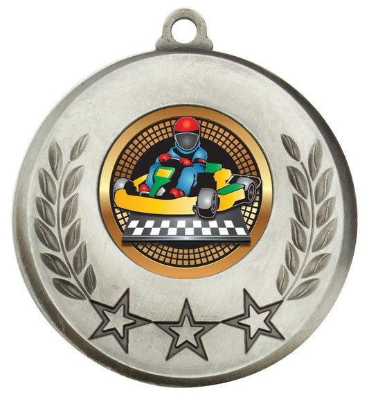 MSH165S Laurel Medal Go Kart Silver 5.2cm