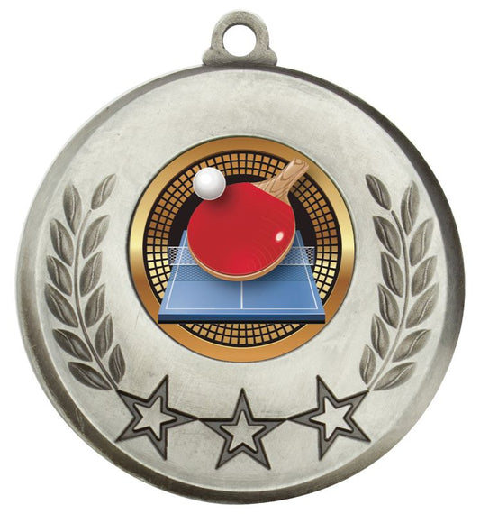 MSH166S Laurel Medal Table Tennis Silver 5.2cm