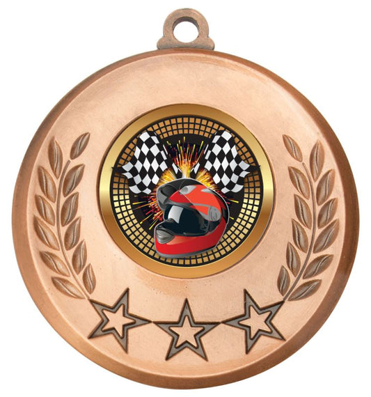 MSH184B Laurel Medal Motorsport Bronze 5.2cm