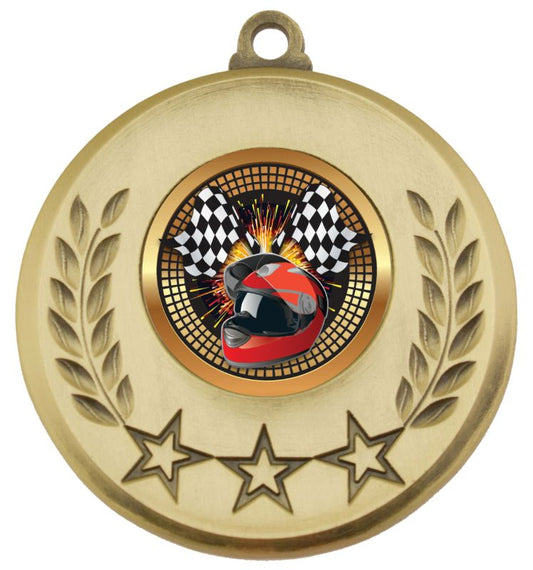 MSH184G Laurel Medal Motorsport Gold 5.2cm