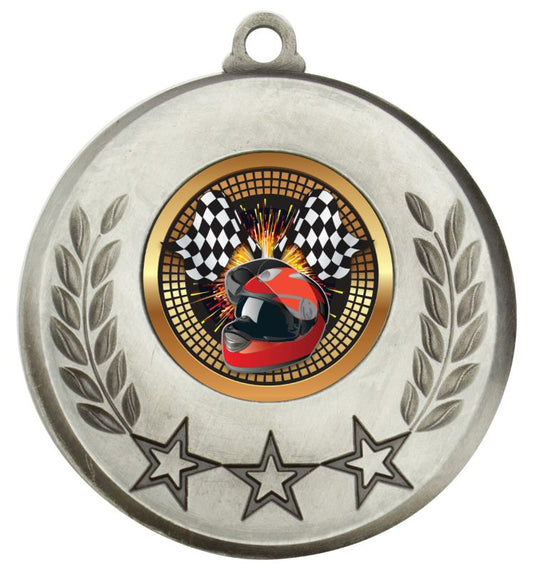 MSH184S Laurel Medal Motorsport Silver 5.2cm