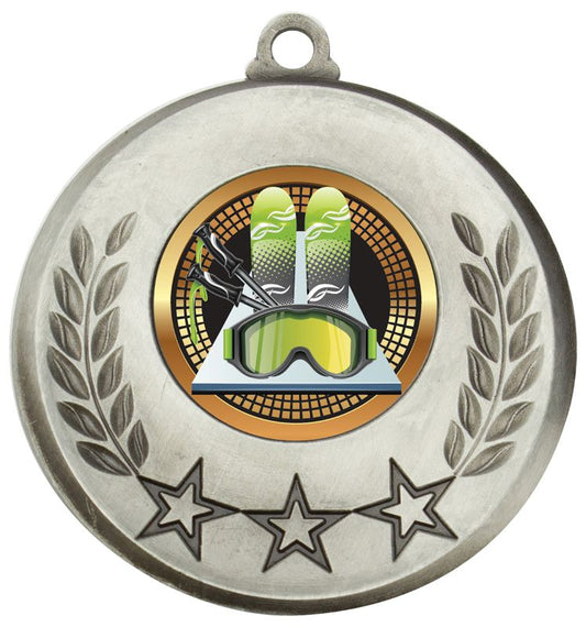 MSH191S Laurel Medal Skiing Silver 5.2cm