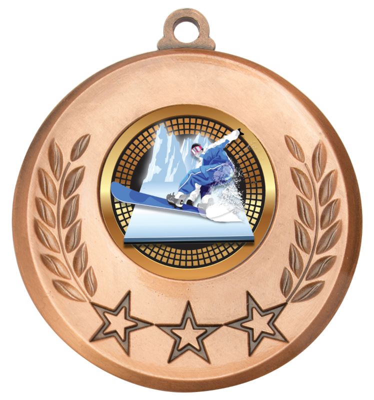 MSH192B Laurel Medal Snowboard Bronze 5.2cm