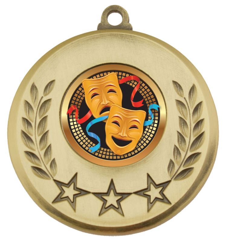 MSH194G Laurel Medal Drama Gold 5.2cm