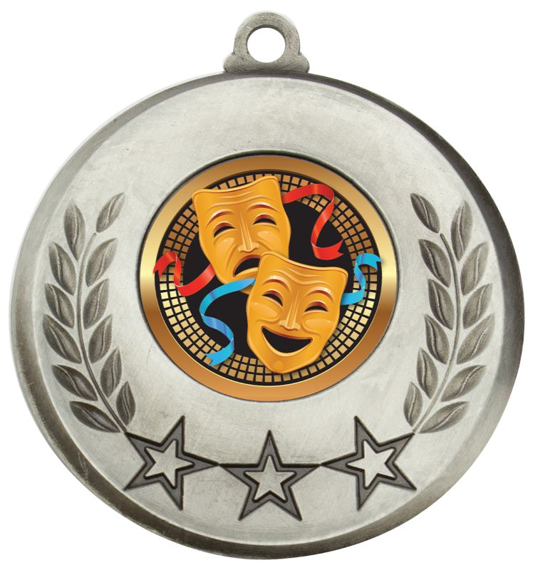 MSH194S Laurel Medal Drama Silver 5.2cm
