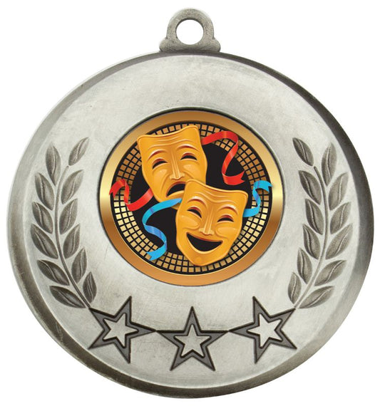 MSH194S Laurel Medal Drama Silver 5.2cm
