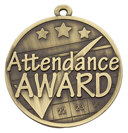 MW102G Attendance Gold Medal 5cm