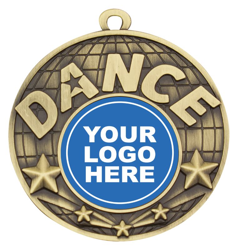 MW132G Dance WatchWord Gold Medal 5cm