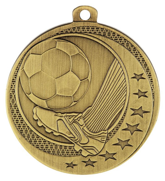 MW904G Football Wayfare Medal Gold 5cm