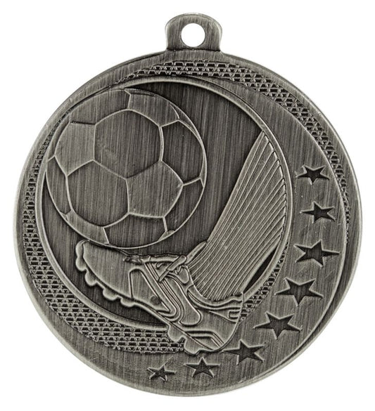 MW904S Football Wayfare Medal Silver 5cm
