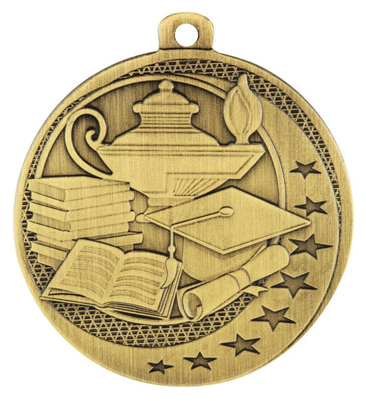 MW905G Academic Wayfare Medal Gold 5cm