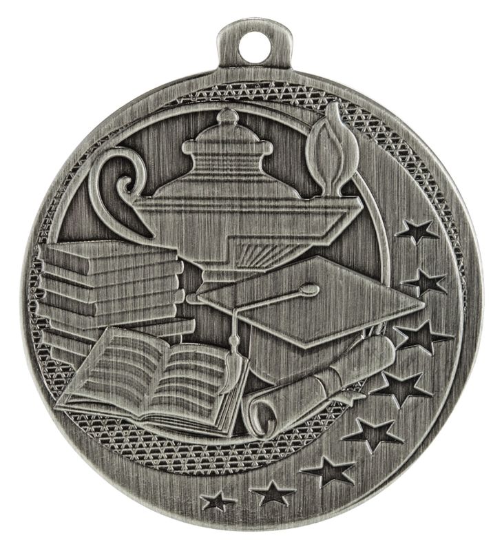 MW905S Academic Wayfare Medal Silver 5cm