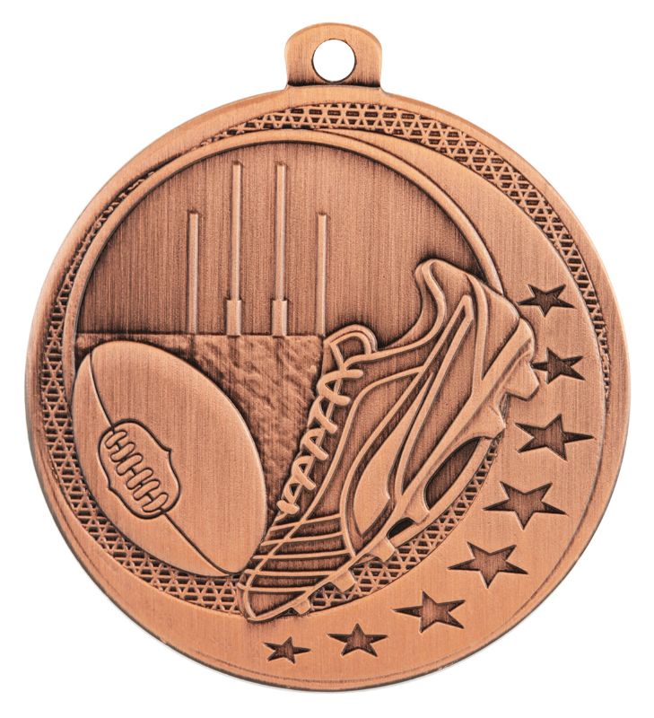 MW912B Aussie Rules Wayfare Medal Bronze 5cm