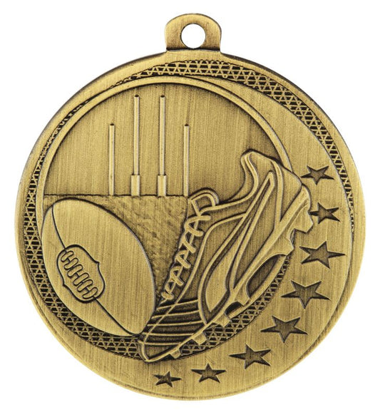 MW912G Aussie Rules Wayfare Medal Gold 5cm