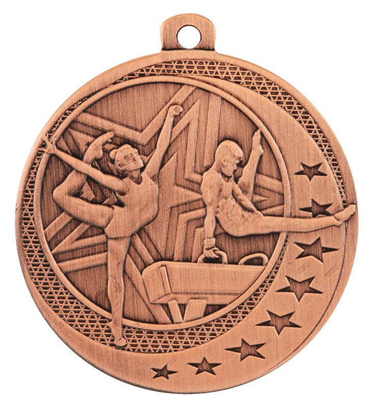 MW914B Gymnastics Wayfare Medal Bronze 5cm