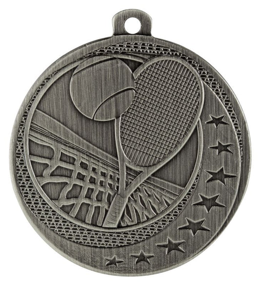 MW918S Tennis Wayfare Medal Silver 5cm