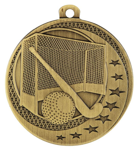 MW929G Hockey Wayfare Medal Gold 5cm