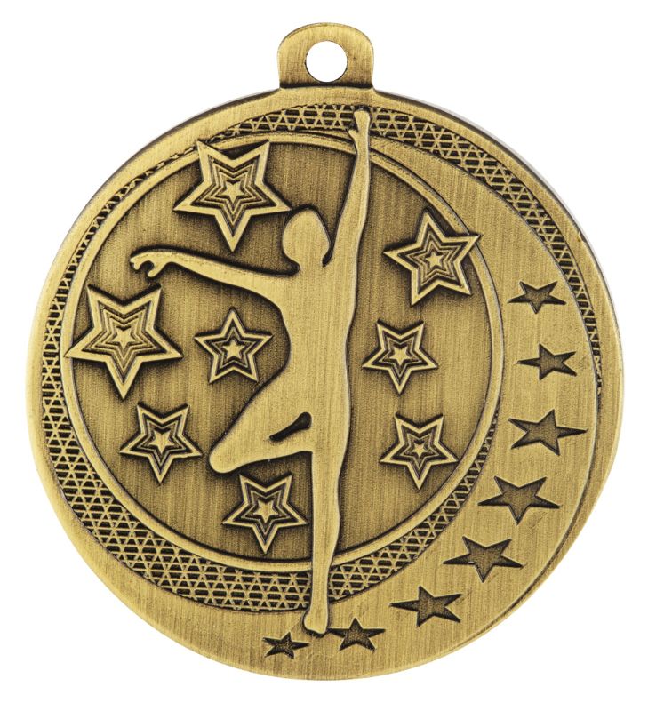 MW932G Dance Wayfare Medal Gold 5cm