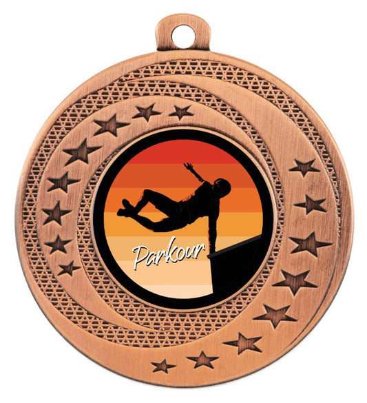 MW950B-Parkour Medal Bronze 5cm