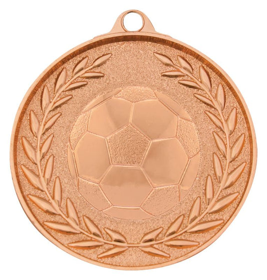 MX904B Football Classic Wreath Bronze Medal 5cm