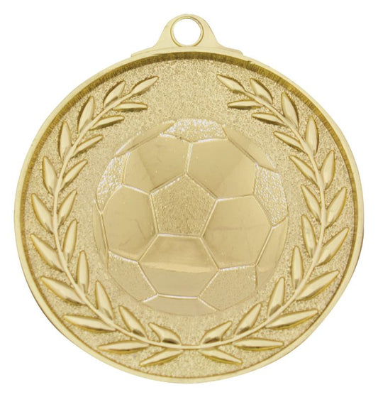 MX904G Football Classic Wreath Gold Medal 5cm