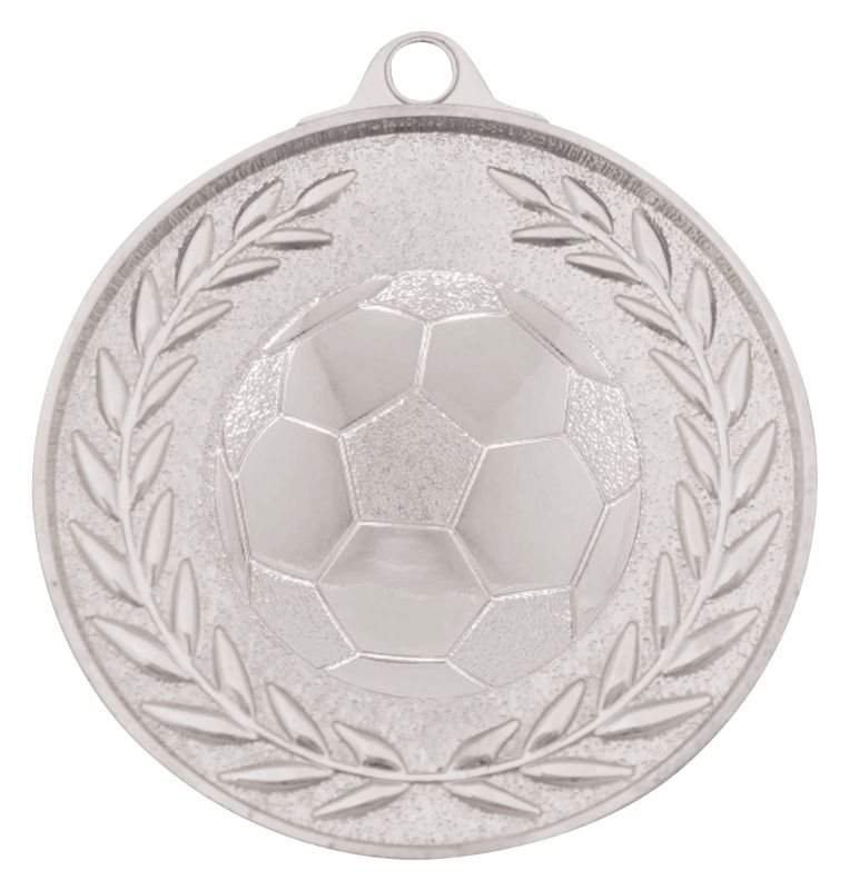 MX904S Football Classic Wreath Silver Medal 5cm