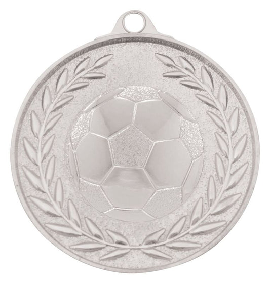 MX904S Football Classic Wreath Silver Medal 5cm