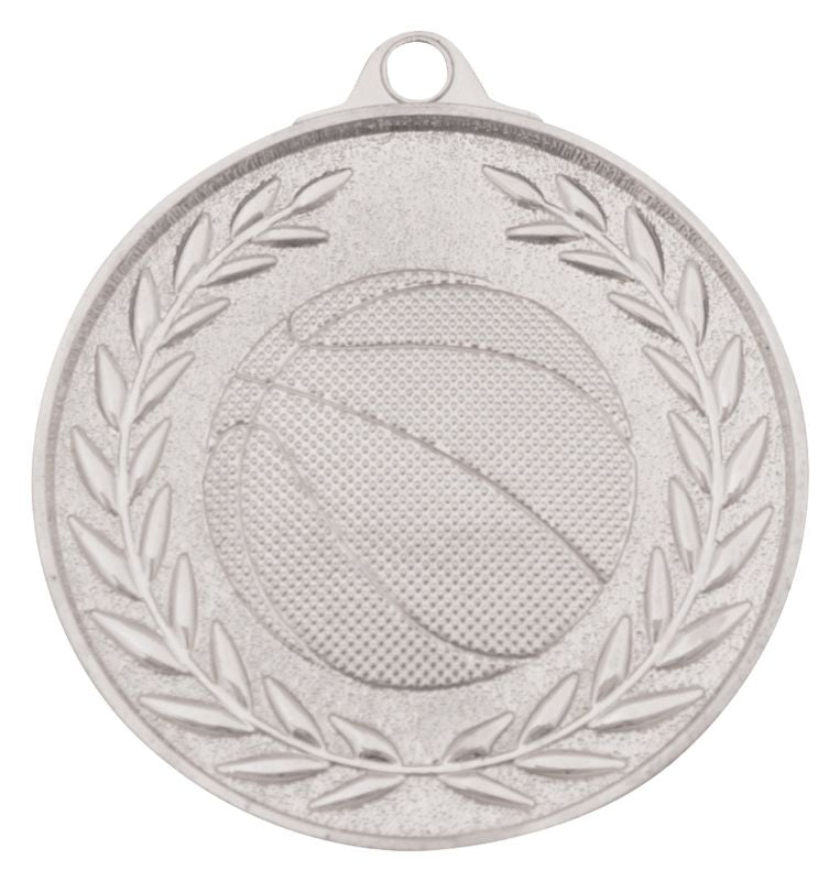 MX907S Basketball Classic Wreath Silver Medal 5cm