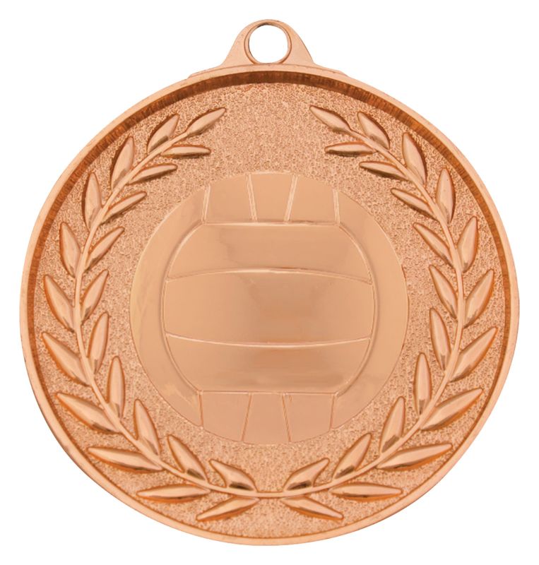 MX911B Netball Classic Wreath Bronze Medal 5cm